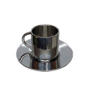 Xícara e Pires em Inox